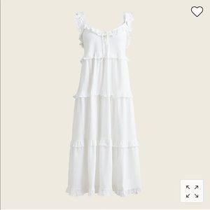 NWOT J. Crew Tiered Maxi Dress